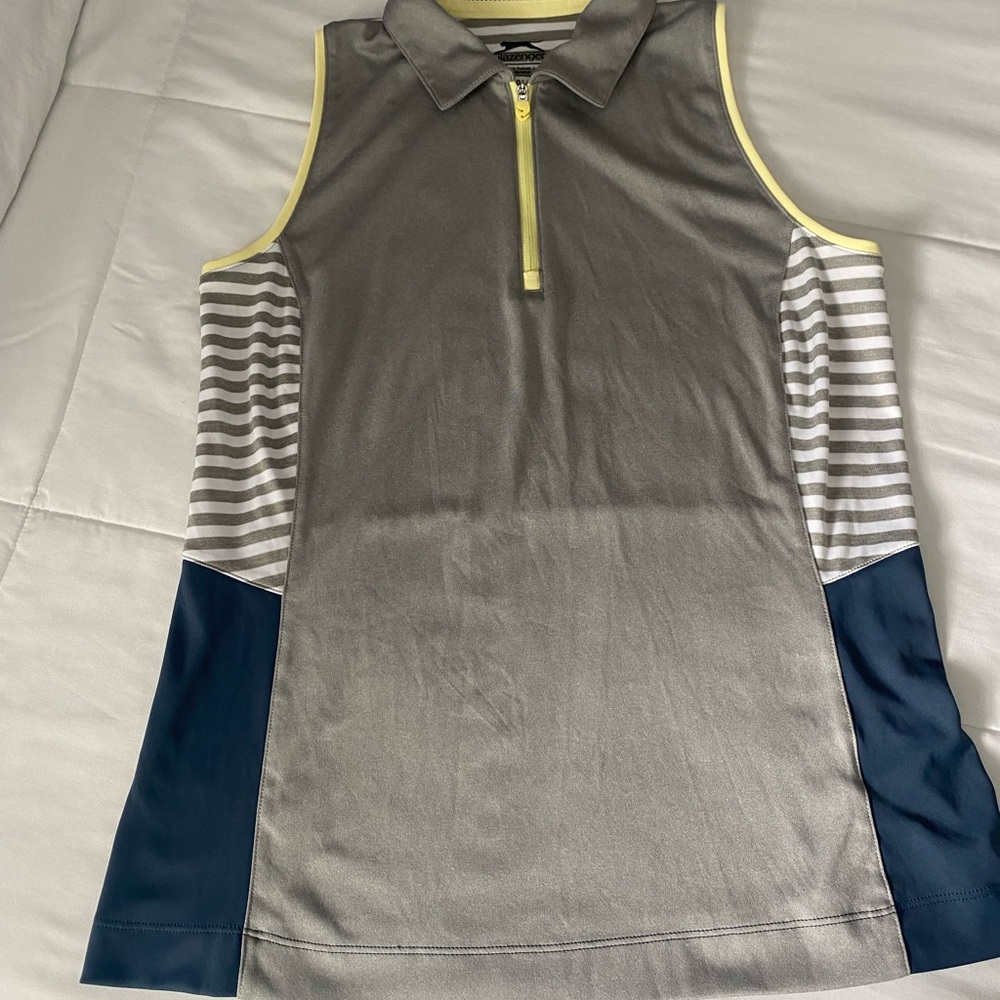 Gray golf Sleeveless Shirt